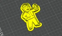 Emporte-pièce et tampon Vault Boy (Fallout) — photo 2