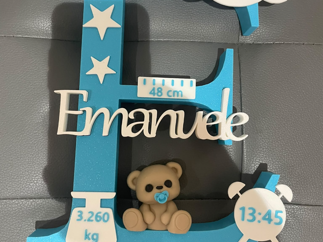 Emanuele lettera personalizzata nascita - 1