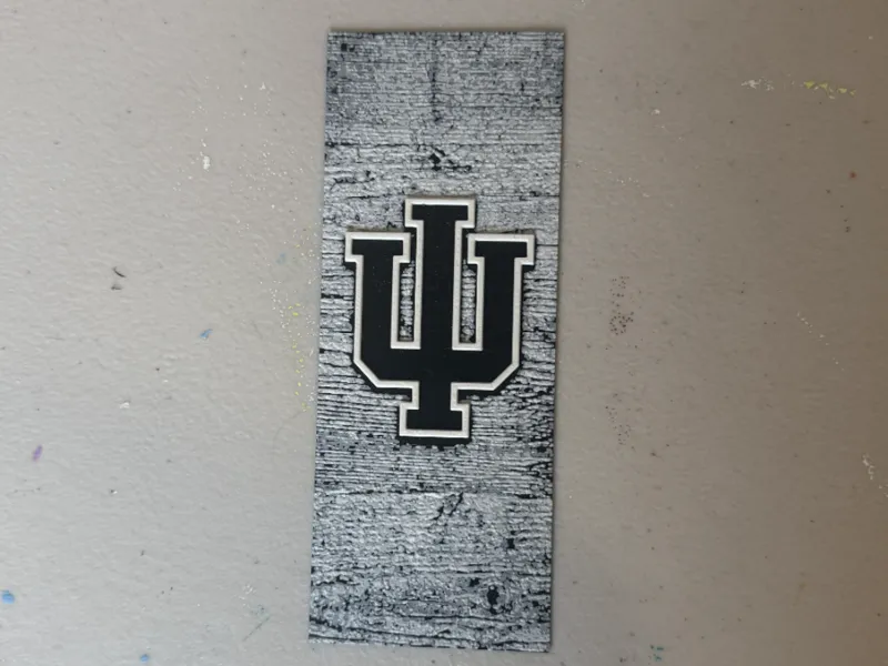 Indiana University (IU) Bookmark, HueForge