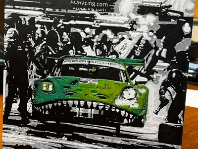 Porsche 911 GT3 R - HueForge