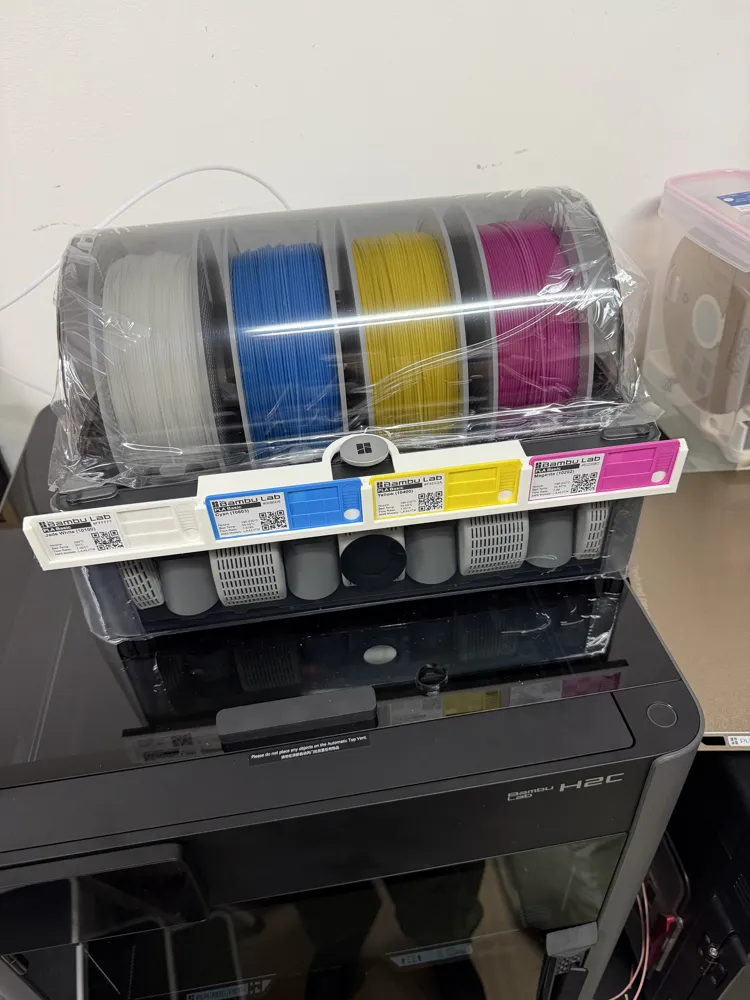 Filament Swatch Label Holder for AMS 2 Pro - Free 3D Print Model ...