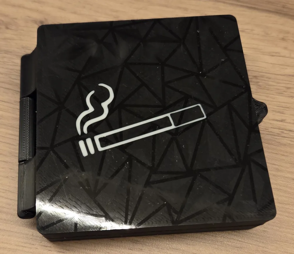 Cigarette case with Magnet lock - Free 3D Print Model - MakerWorld