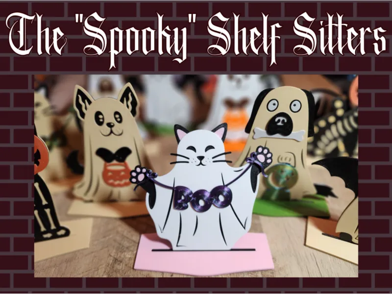 The "Spooky" Shelf Sitters