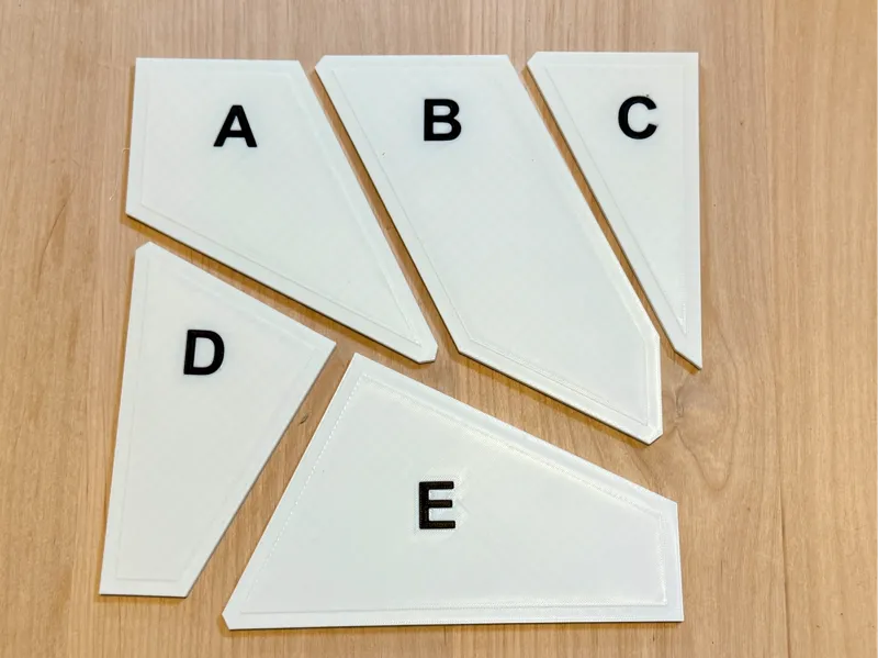 5 Piece Quilt Block Template