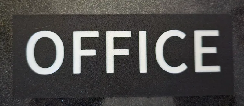 "OFFICE" Door Placard