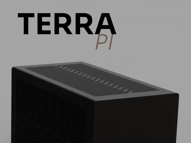 Fractal-Inspired Raspberry Pi 4 Case