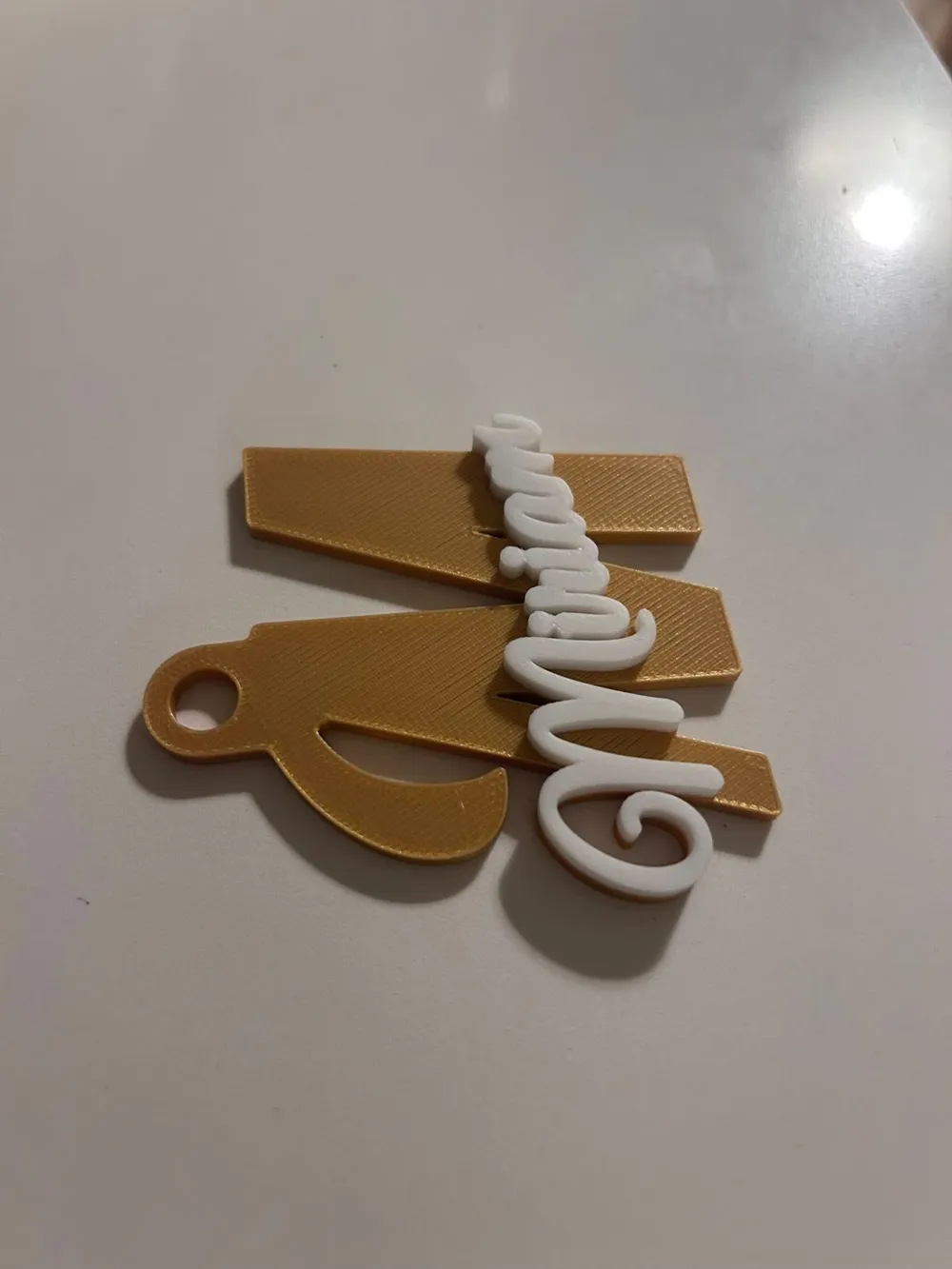 Customizable Letter Name Keychain - Free 3D Print Model - MakerWorld