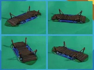 Modular Wargaming Terrain, Narrow Bridge