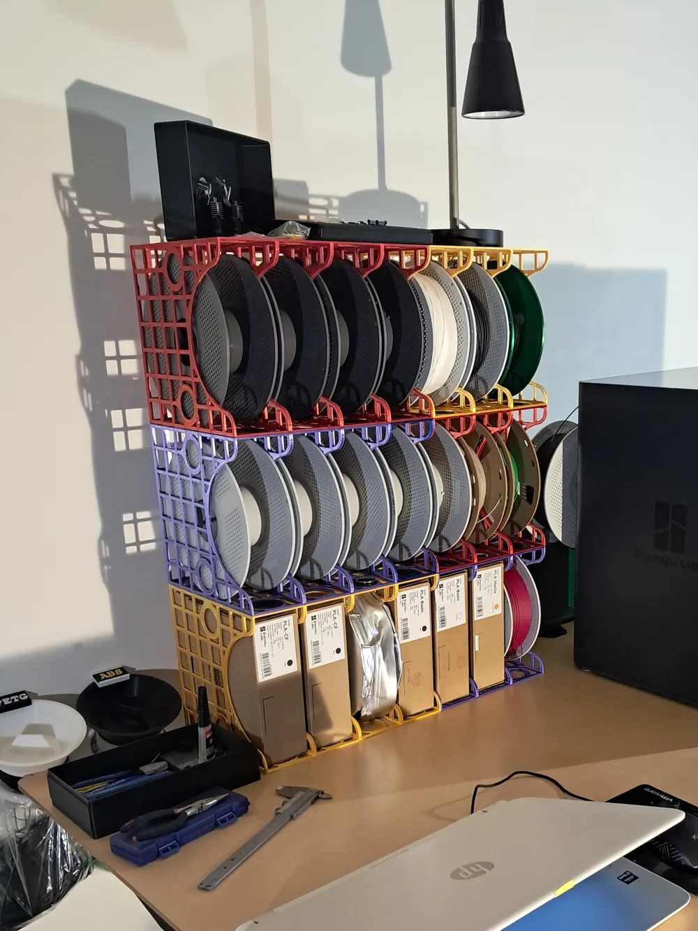 SlimShield V2-Closed Filament Box /Fits Most Racks by World of prints ...