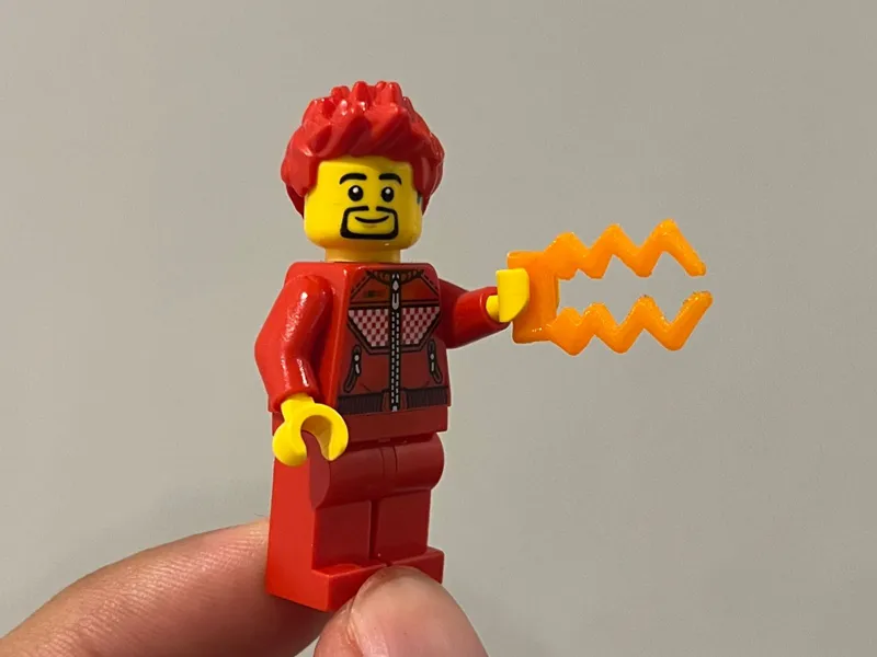 Lightning Effect – Brick Minifigure Hand Accessory