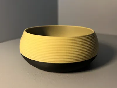 Two-Tone Decorative Bowl | AMS & NO AMS