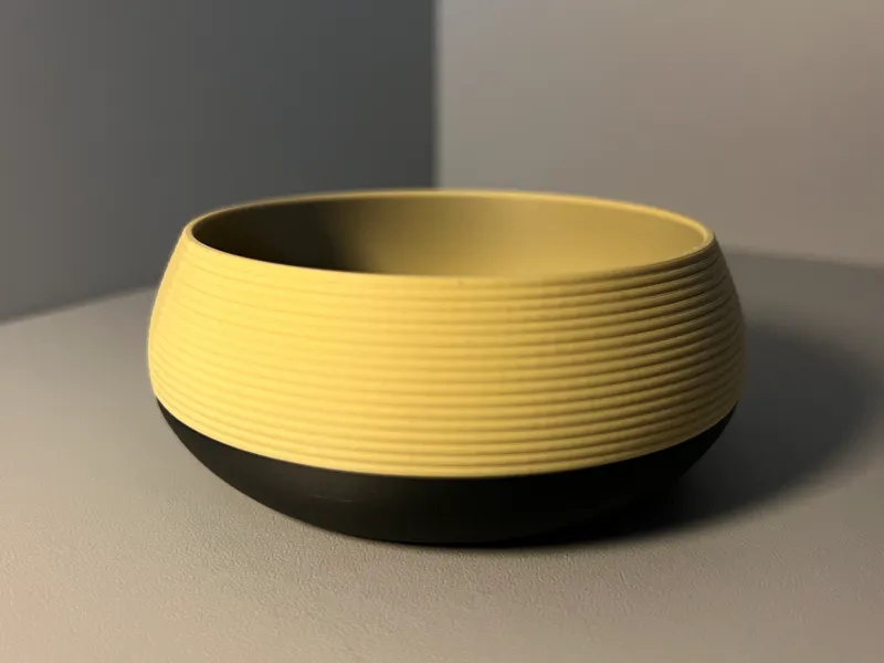 Two-Tone Decorative Bowl | AMS & NO AMS