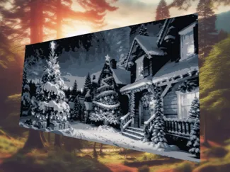Christmas Picture Hueforge