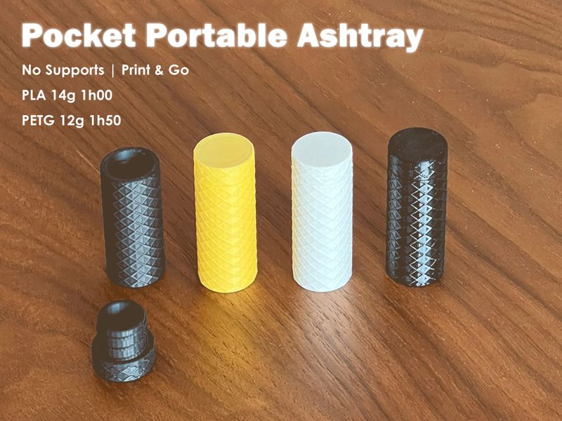 Portable Pocket Ashtray V2