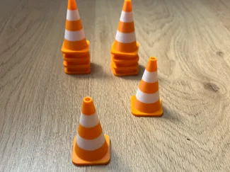 Traffic cone 1:14 scale