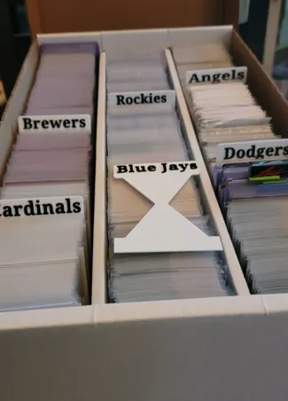MLB Baseball Trading Card Dividers (All Teams)