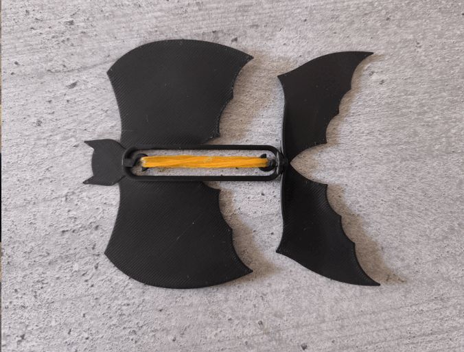 Halloween Windup Flying Mini Bat 2.0