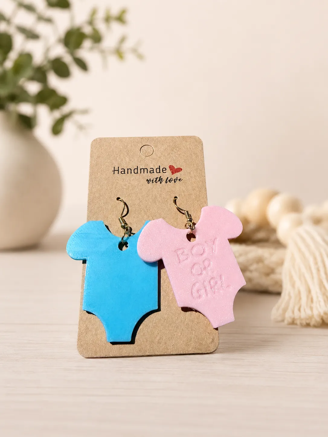 Gender Reveal Earrings view 2