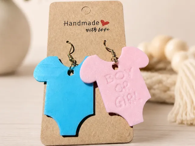 Gender Reveal Earrings