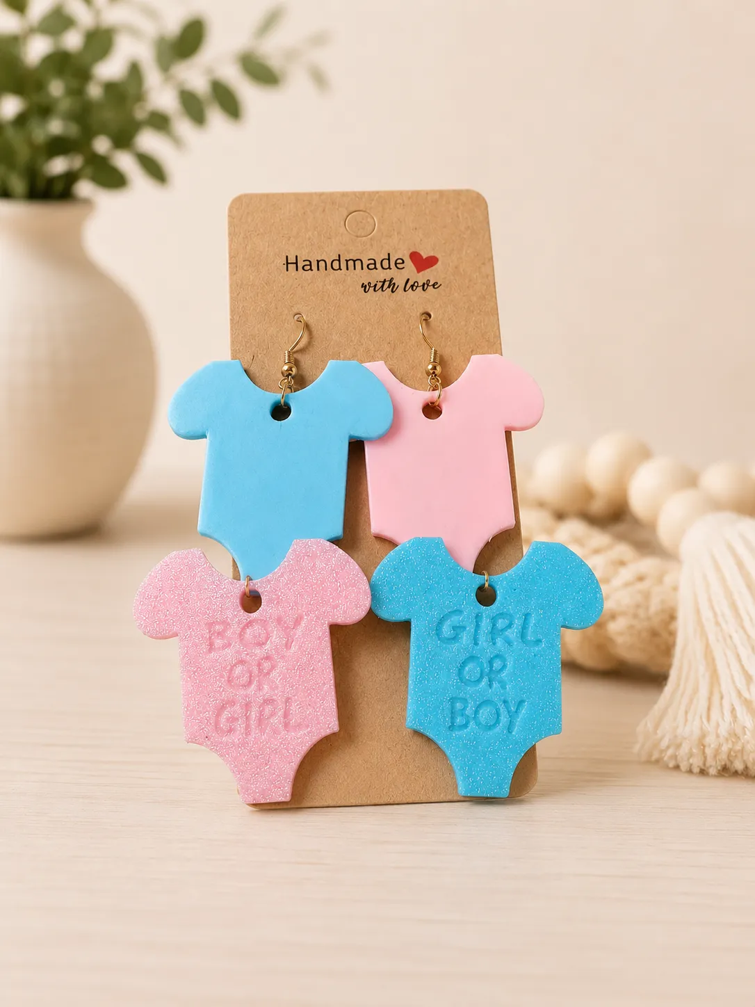 Gender Reveal Earrings view 3