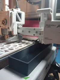 Slightly shorter so the nozzle doesn't melt it