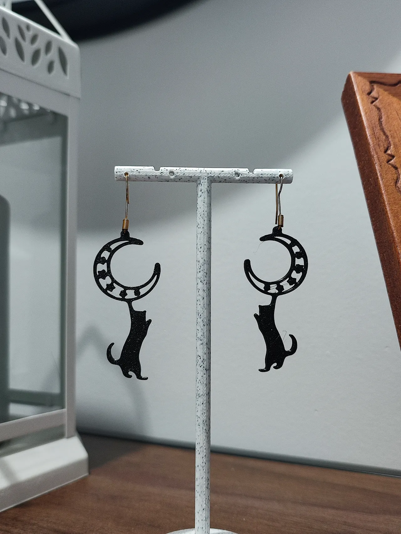 Aretes Gatos de Medianoche view 3