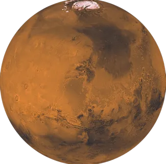 Hueforge model of mars