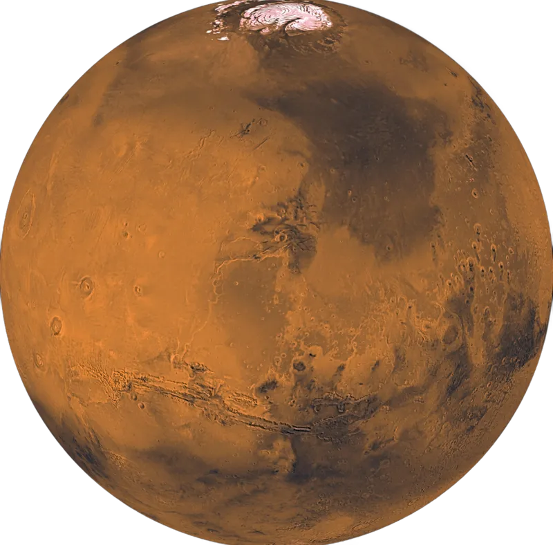Hueforge model of mars 