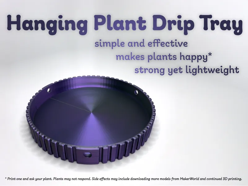 Hanging Plant Drip Tray