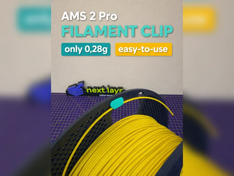 AMS 2 Pro Filamentclip für SUNLU Spule