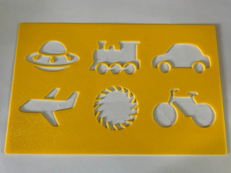Easy Traffic Coloring Stencil for Kids: Traffic