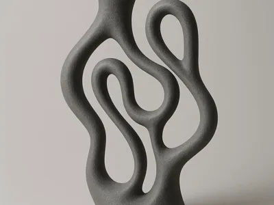 strange modern vase