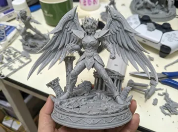 Modelo para impresión 3D: SAINT SEIYA , PEGASO, ARMADURA DIVINA — vista de referencia 3