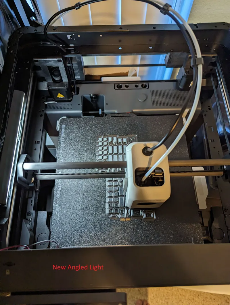 Angled Bambu P1P light bar (fits BBL diffuser)