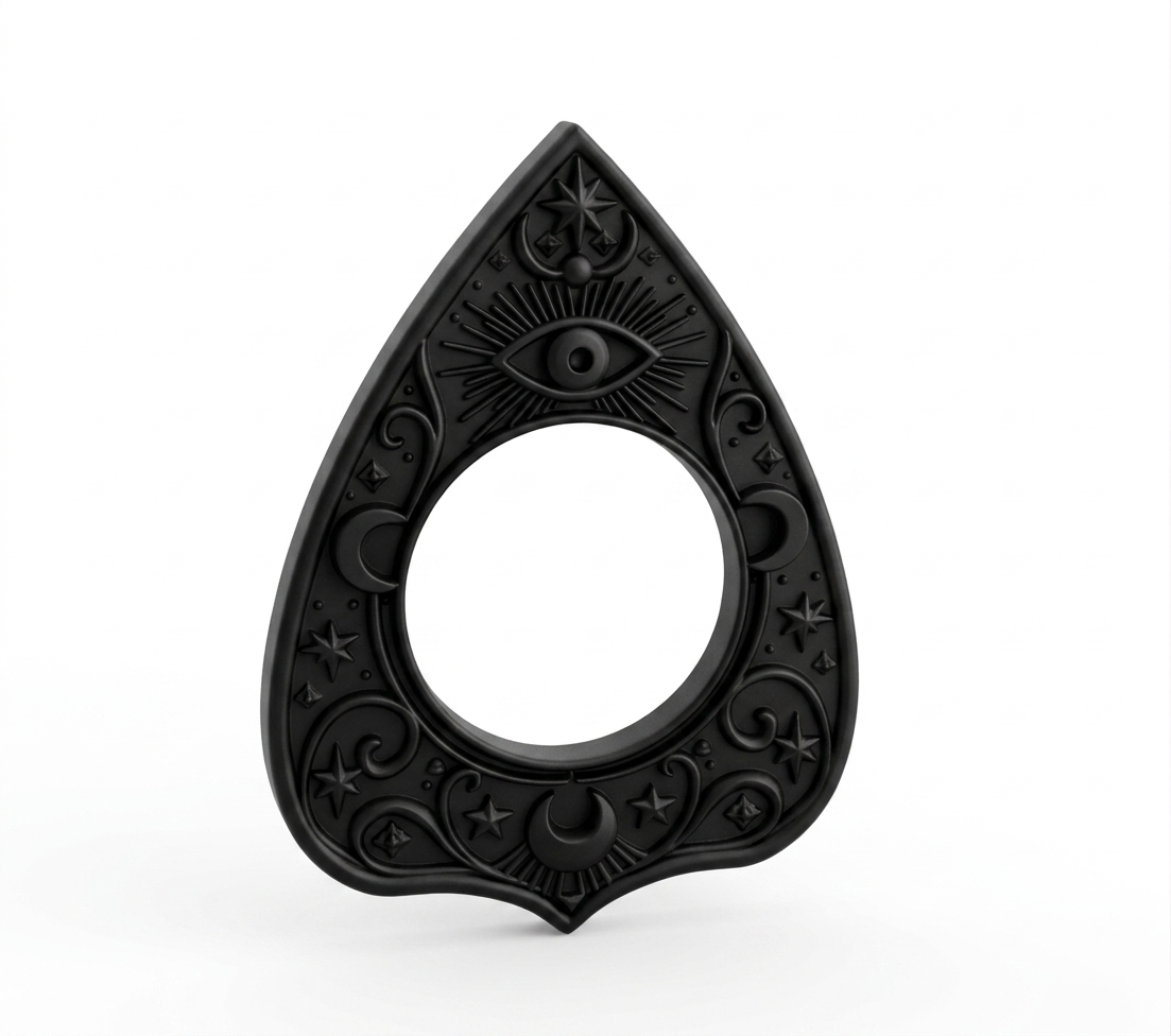 Goth Ouija Board Planchette Wall Frame - 1