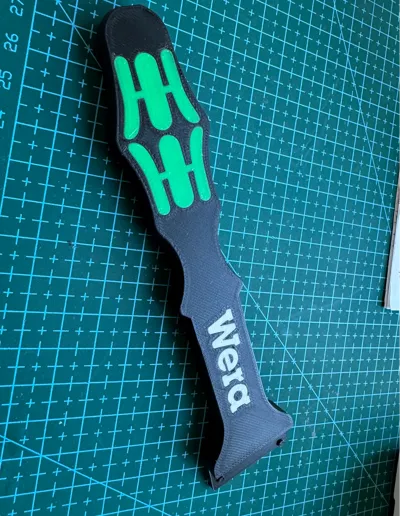 Bambu Scraper V2, Wera Logos, no Magnet