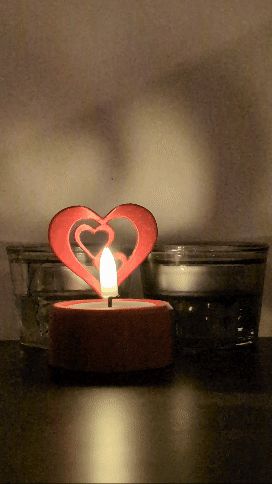 HeartGlow - Tea light heart container