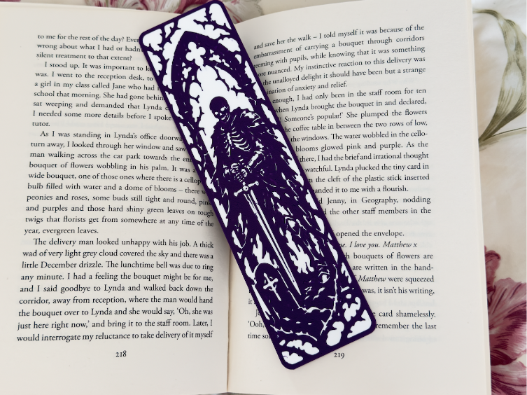 Skeleton Knight Bookmark
