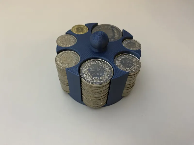 coin holder swiss francs
