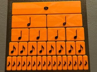 Musical Notation Blocks for Children