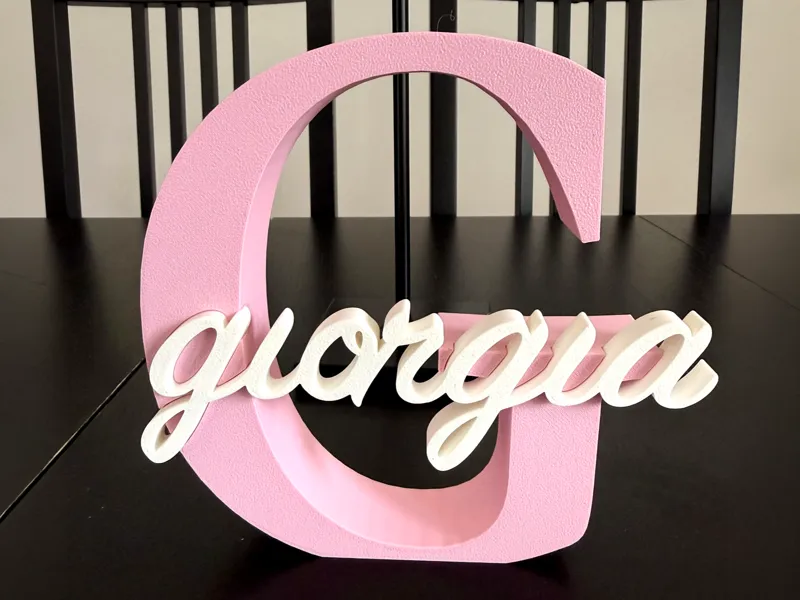 Giorgia Name with interlocking letters