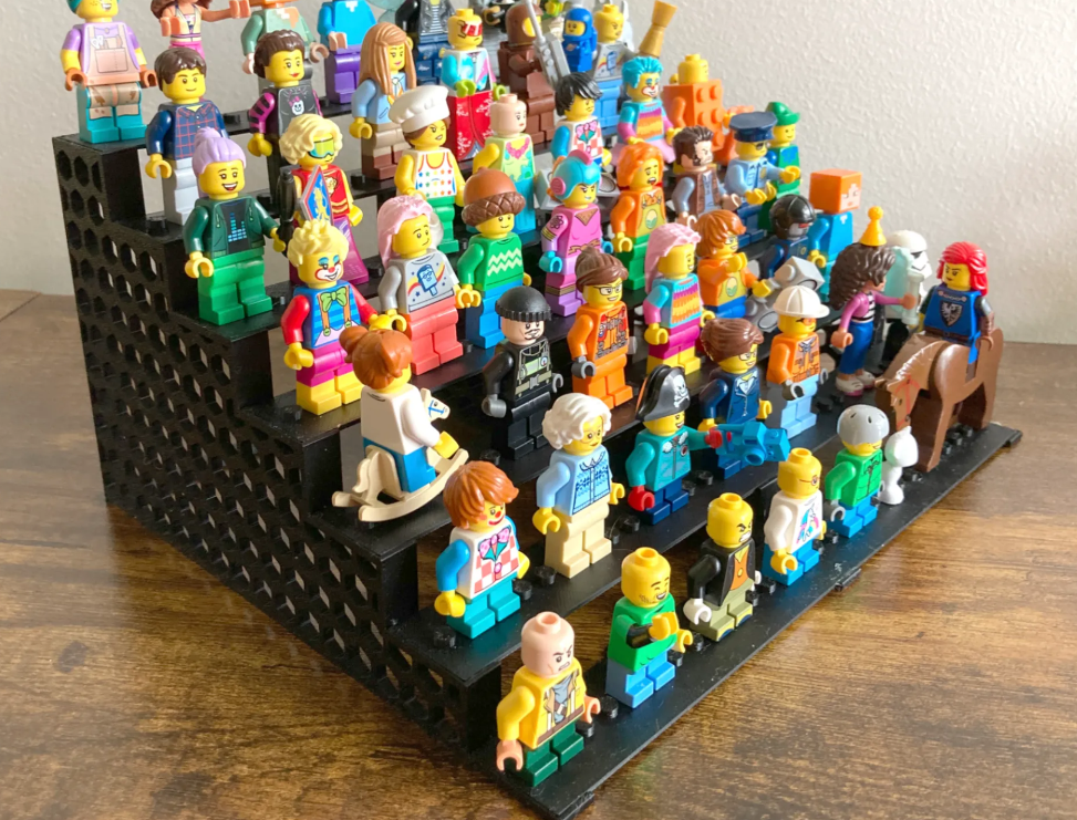 Miniatura 4 do modelo 3D Brick MiniFig / Minifigure Stand / Display