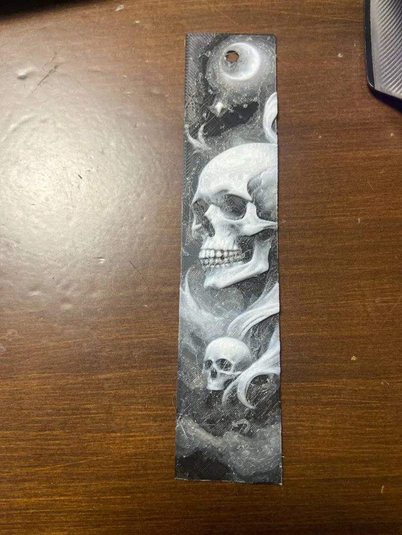 skull and moon sonata bookmark