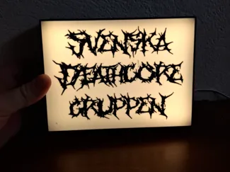 Svenska Deathcore gruppen lightbox
