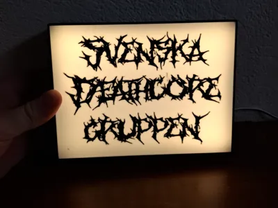 Swedish Deathcore band lightbox