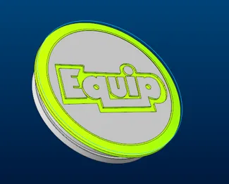Work equip center caps