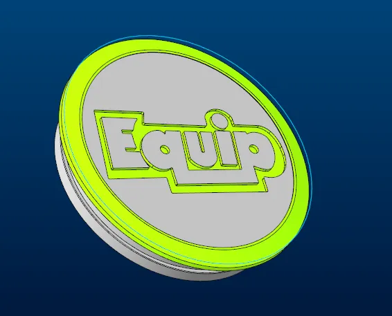 Work equip center caps