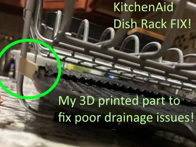 KitchenAid Dish Rack Fix for better drainage