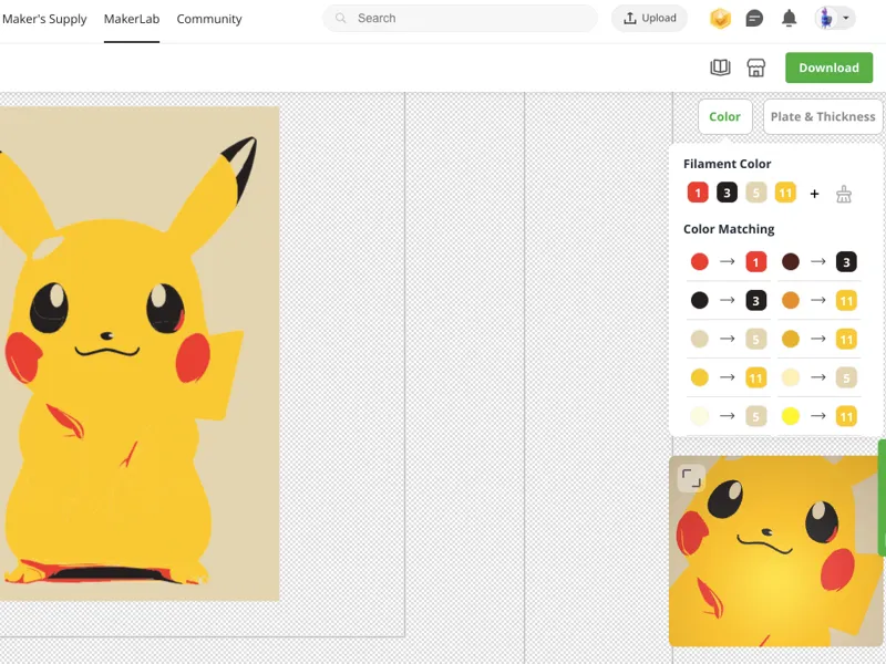pikachu keychain