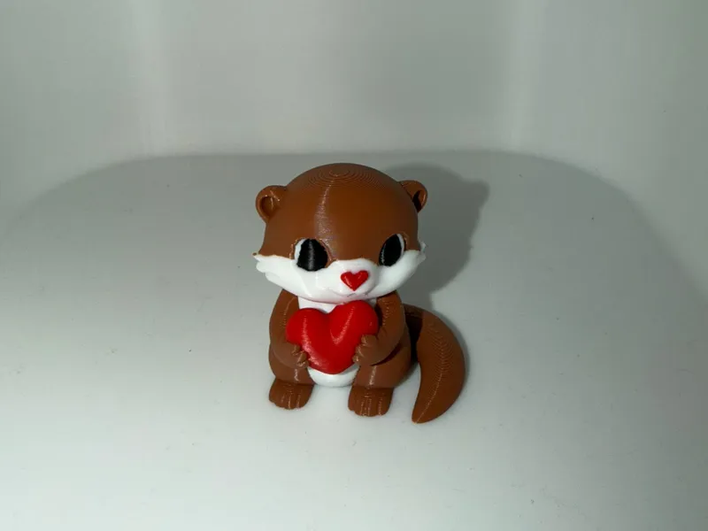 Otter mit Herz